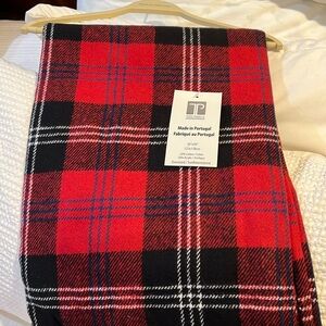 Texteis Penedo, S.A. Throw Blanket - Red Tartan Plaid Made in PORTUGAL 50”-70”